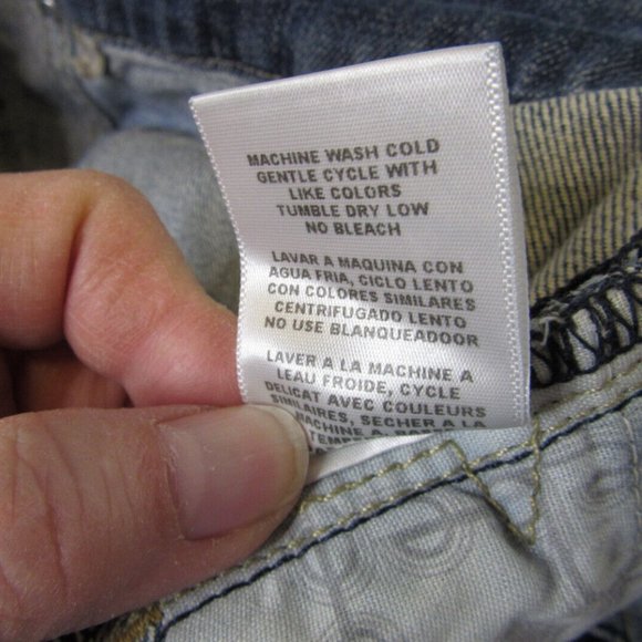 Bebe Short Shorts, Jean Hot Pants, Summer Womens Juniors size 27 - Picture 11 of 12